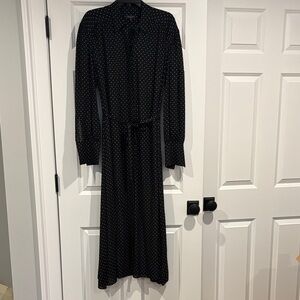 Rag & Bone Black and White Polka Dot Dress